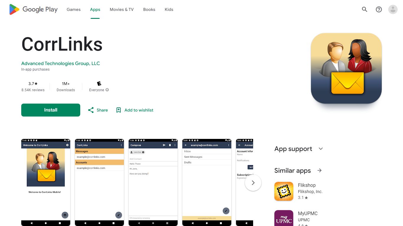 CorrLinks - Apps on Google Play